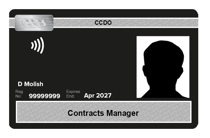 CCDO Demolition Contracts Manager (5 Year Card)