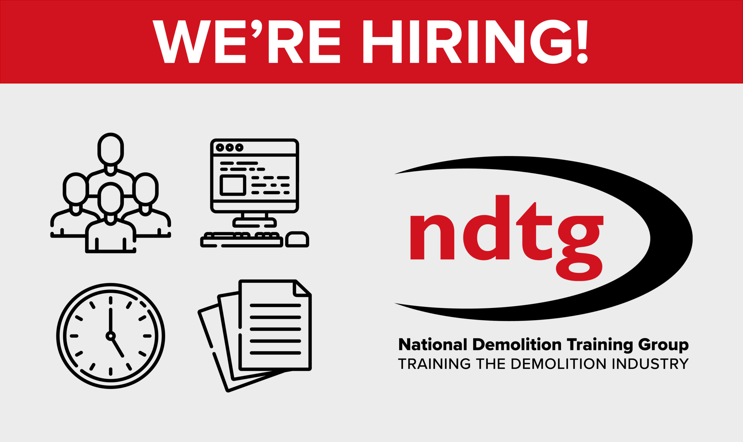 We’re Hiring! Training Coordinator role at NDTG