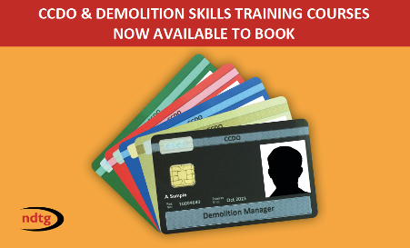 New Demolition Training Course Schedule Released