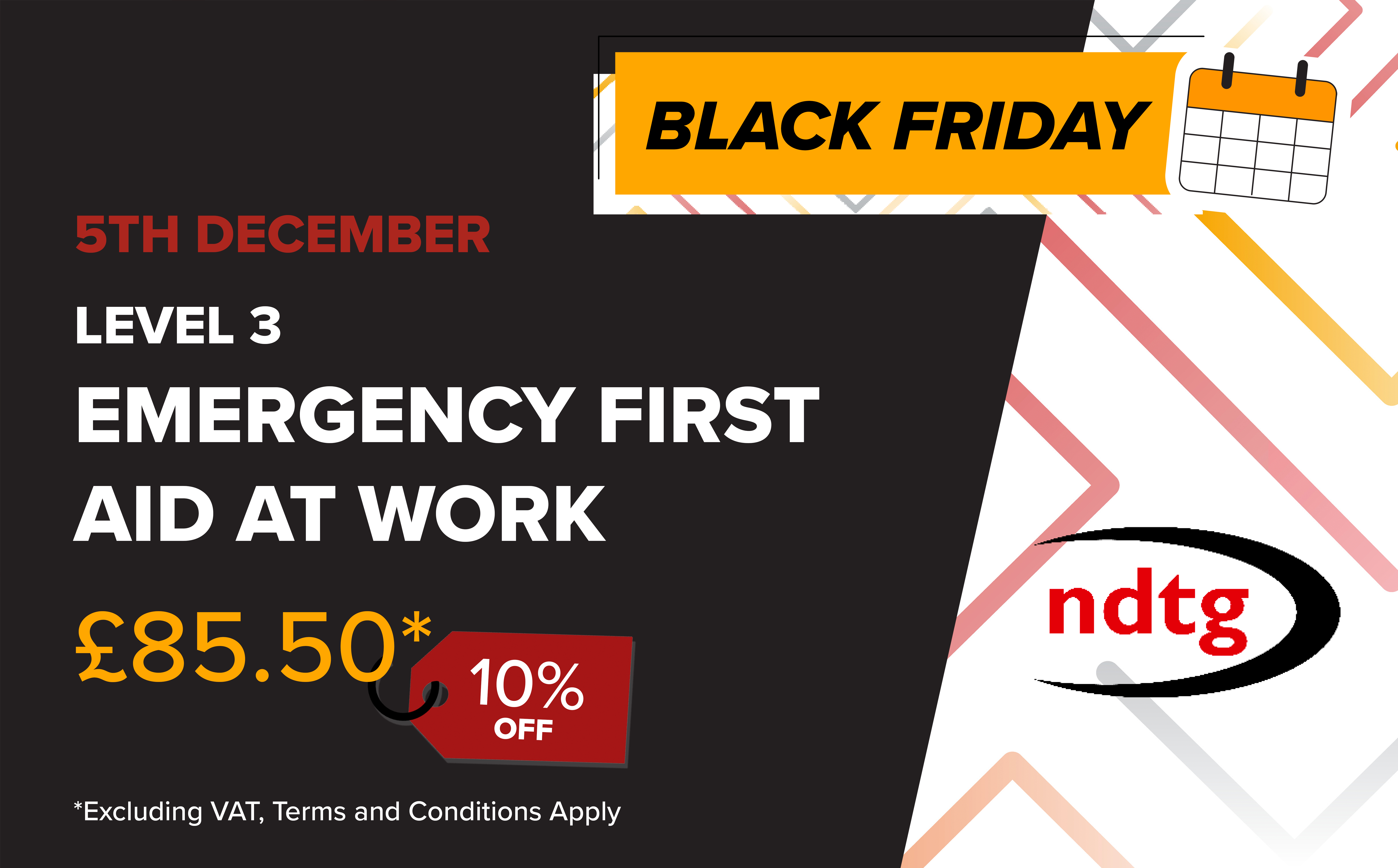 Black Friday: Emergency First Aid at Work